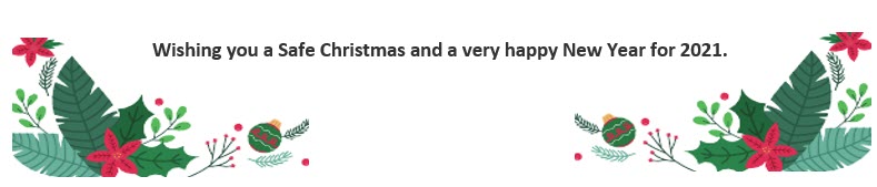 Christmas opening hours footer Christmas opening hours footer